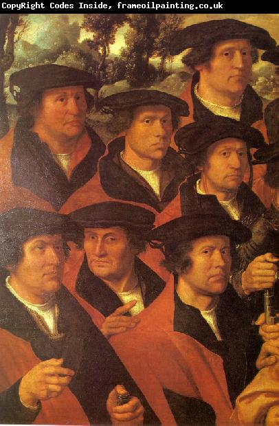 JACOBSZ, Dirck Group Portrait of the Arquebusiers of Amsterdam